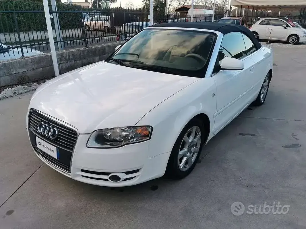 Usata Audi A4 Cabriolet Premium 140 CV (102 kW) 2008 Bianco Cabrio