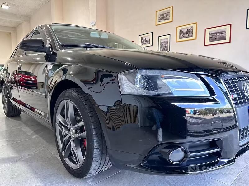 Usata Audi A3 Sportback S-Line 140 CV (102 kW) 2007 Nero Utilitaria