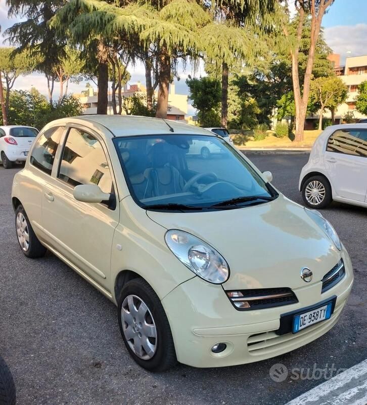Giallo Usata 2006 Nissan Micra Due volumi | 1900 € - Immagine 1/4