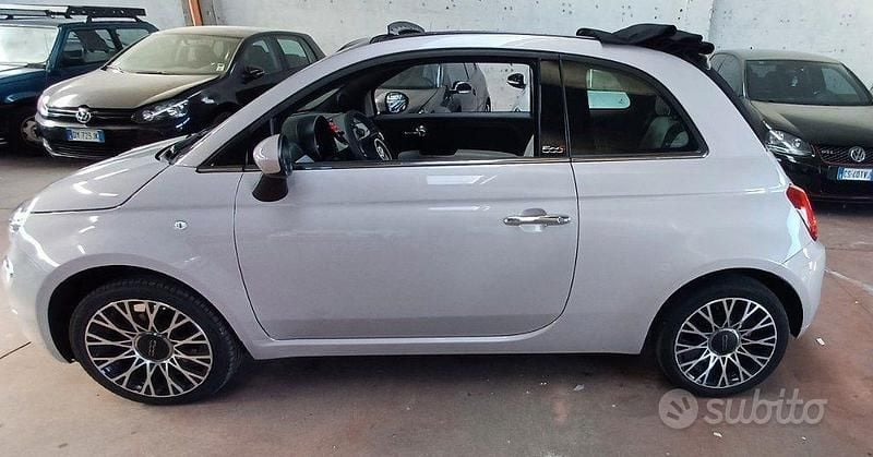 Usata Fiat 500C Lounge 69 CV (50 kW) 2019 Grigio Cabrio
