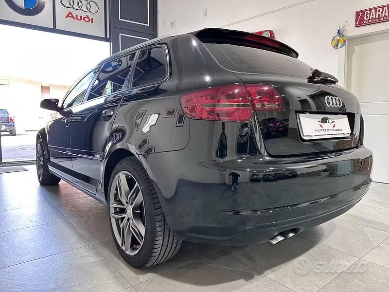 Usata Audi A3 Sportback S-Line 140 CV (102 kW) 2007 Nero Utilitaria