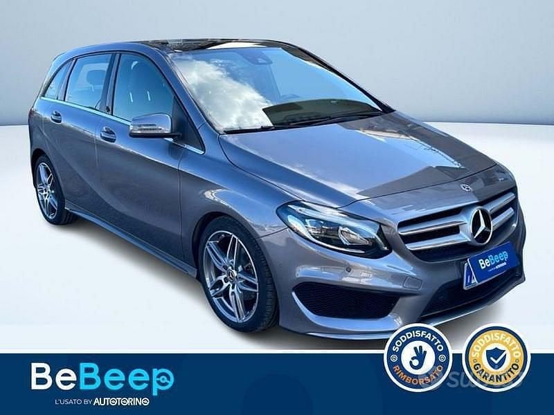 Usata Mercedes B200 Premium 136 CV (100 kW) 2018 Grigio metallizzato Monovolume