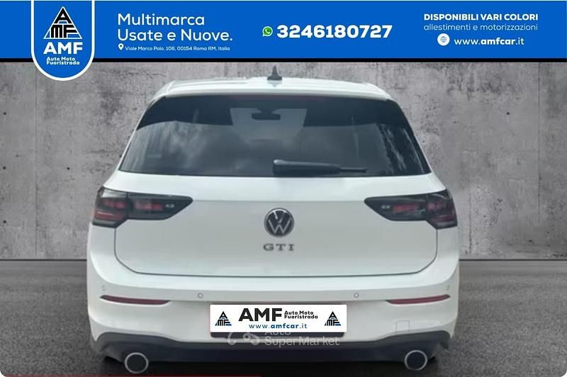 Usata VW Golf VIII GTI 265 CV (194 kW) 2024 Bianco Berlina