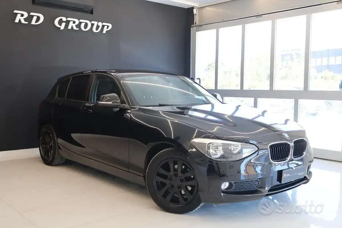 Usado BMW 116 Sport Line 116 CV (85 kW) 2014 Negro Utilitario