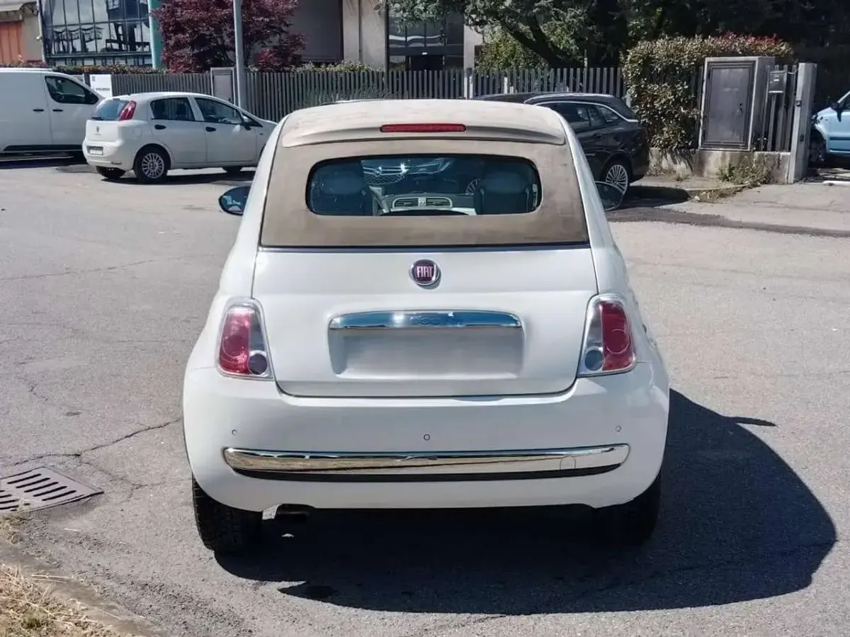 Usata Fiat 500C Lounge 86 CV (63 kW) 2013 Bianco Cabrio