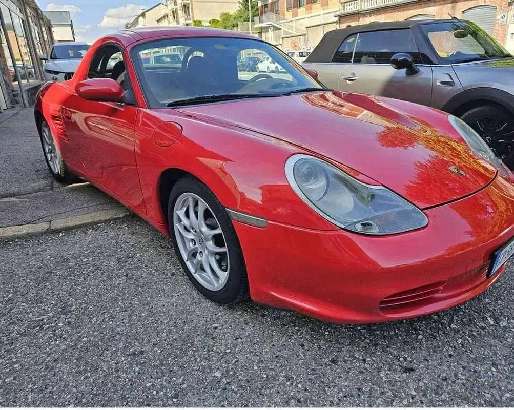 Usata Porsche 986 Boxster 228 CV (167 kW) 2004 Rosso Cabrio