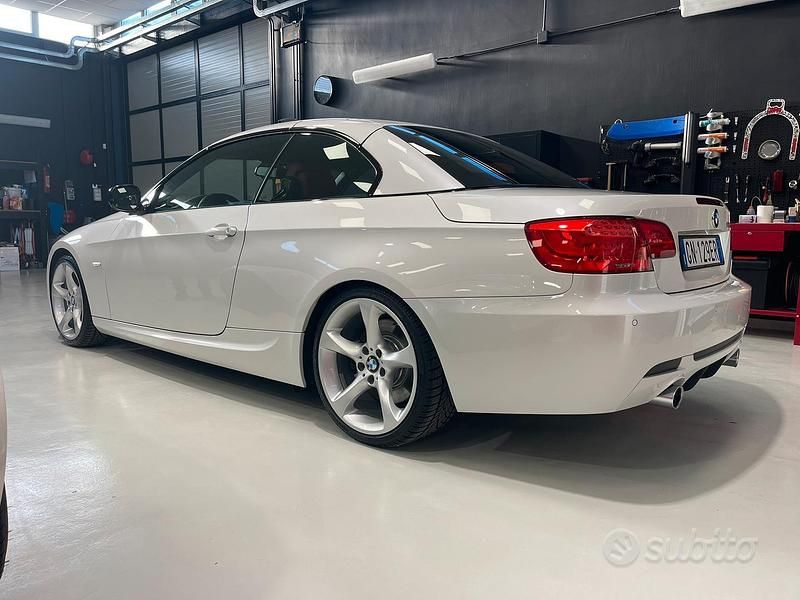 Usata BMW 335 Cabriolet Efficient Dynamics 306 CV (225 kW) 2012 Bianco Cabrio