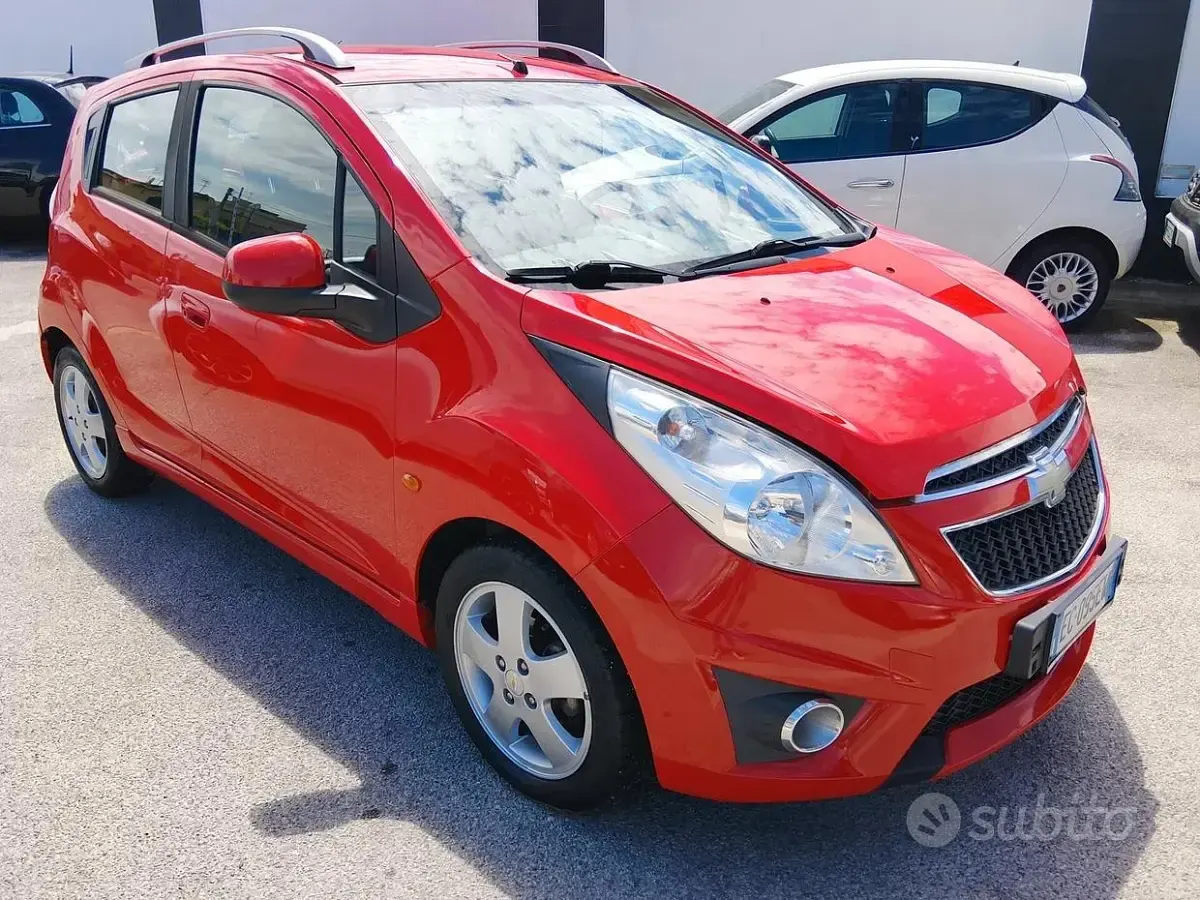 Usata Chevrolet Spark 79 CV (58 kW) 2010 Rosso Utilitaria