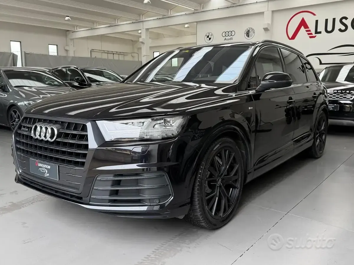 Usata Audi Q7 S-Line 272 CV (200 kW) 2017 Nero SUV
