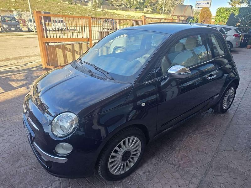 Usata Fiat 500 Lounge 69 CV (50 kW) 2012 Nero Utilitaria