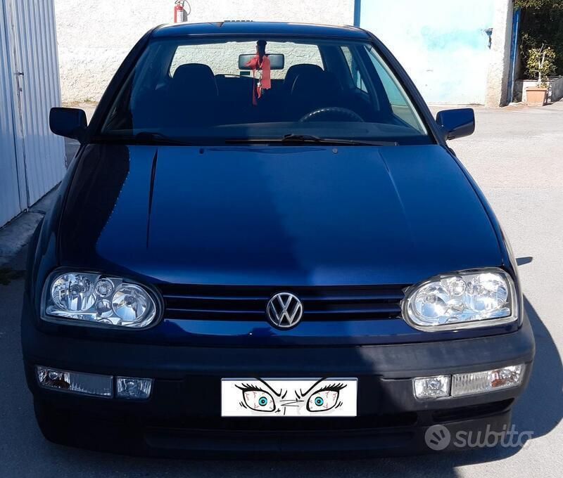 Usata VW Golf III 54 CV (39 kW) 1994 Blu Utilitaria