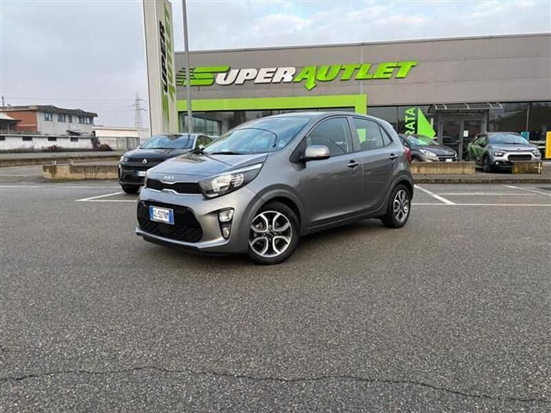 Usata Kia Picanto X-Line 65 CV (47 kW) 2023 Grigio scuro Utilitaria