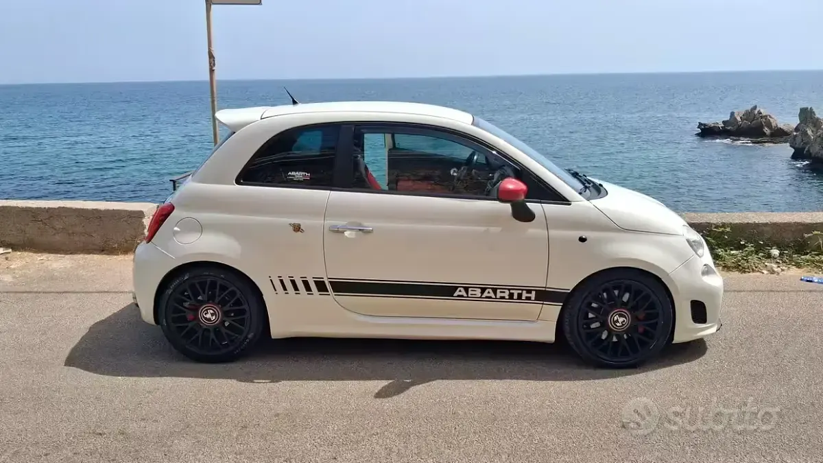 Usata Abarth 595 Competizione 160 CV (117 kW) 2012 Bianco Berlina