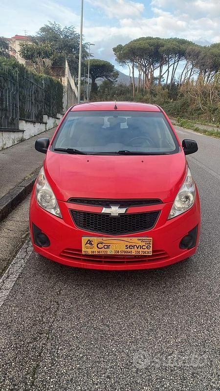 Usata Chevrolet Spark 65 CV (47 kW) 2012 Rosso Utilitaria