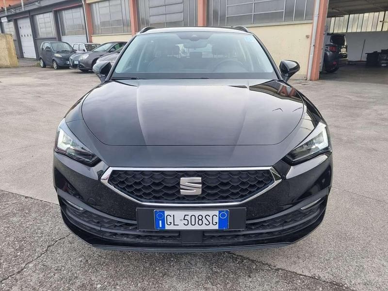 Usata Seat Leon Style 110 CV (80 kW) 2022 Nero Station wagon