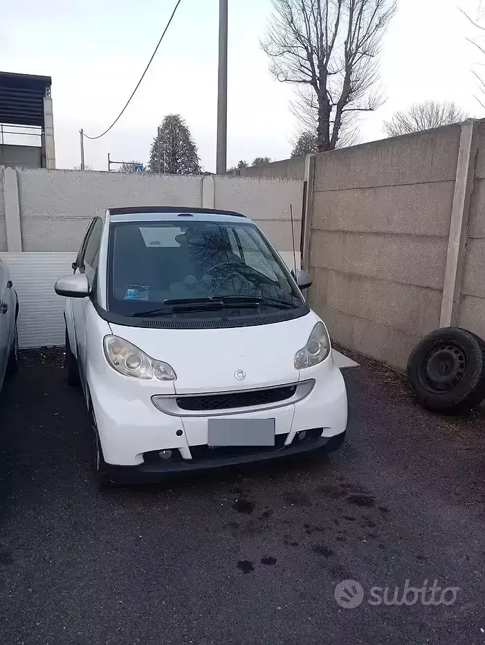Begagnad Smart ForTwo Cabrio 84 HK (61 kW) 2007 Vit Cab