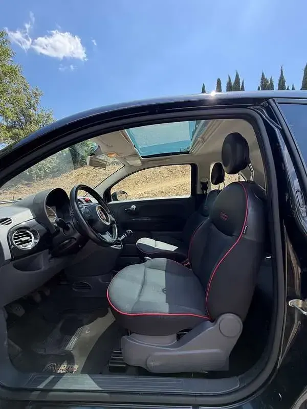 Usata Fiat 500 Lounge 69 CV (50 kW) 2015 Nero Utilitaria