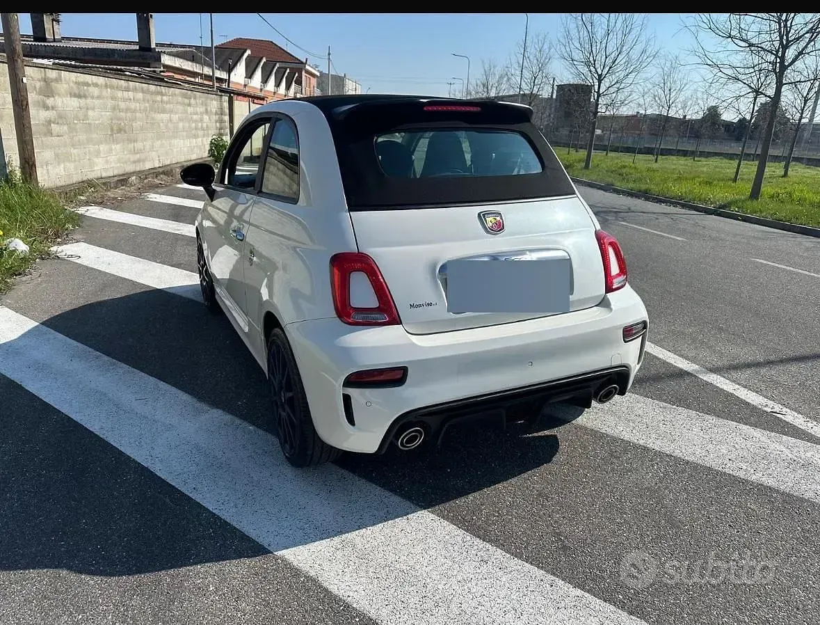 Usata Abarth 595 145 CV (106 kW) 2017 Bianco Cabrio