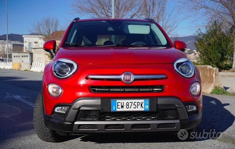 Usata Fiat 500X Cross 140 CV (102 kW) 2015 Rosso SUV
