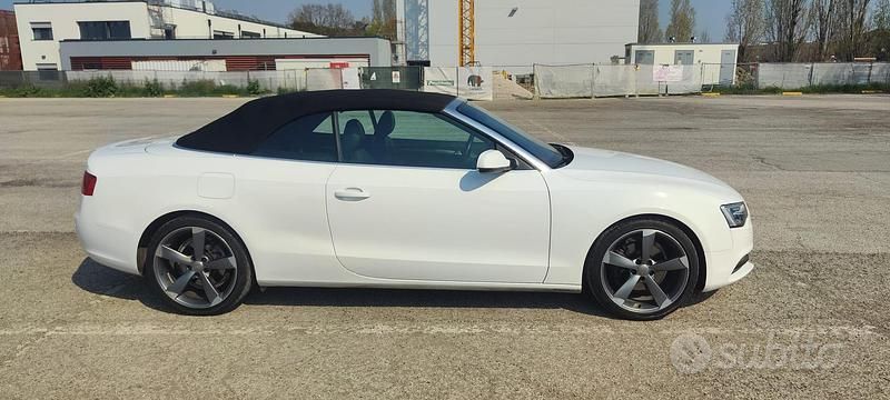 Usata Audi A5 Cabriolet 190 CV (139 kW) 2015 Bianco Cabrio