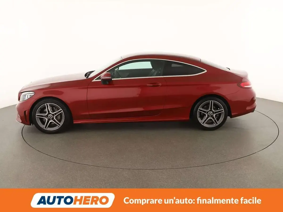 Usata Mercedes C200 Premium 184 CV (135 kW) 2020 Rosso Coupé