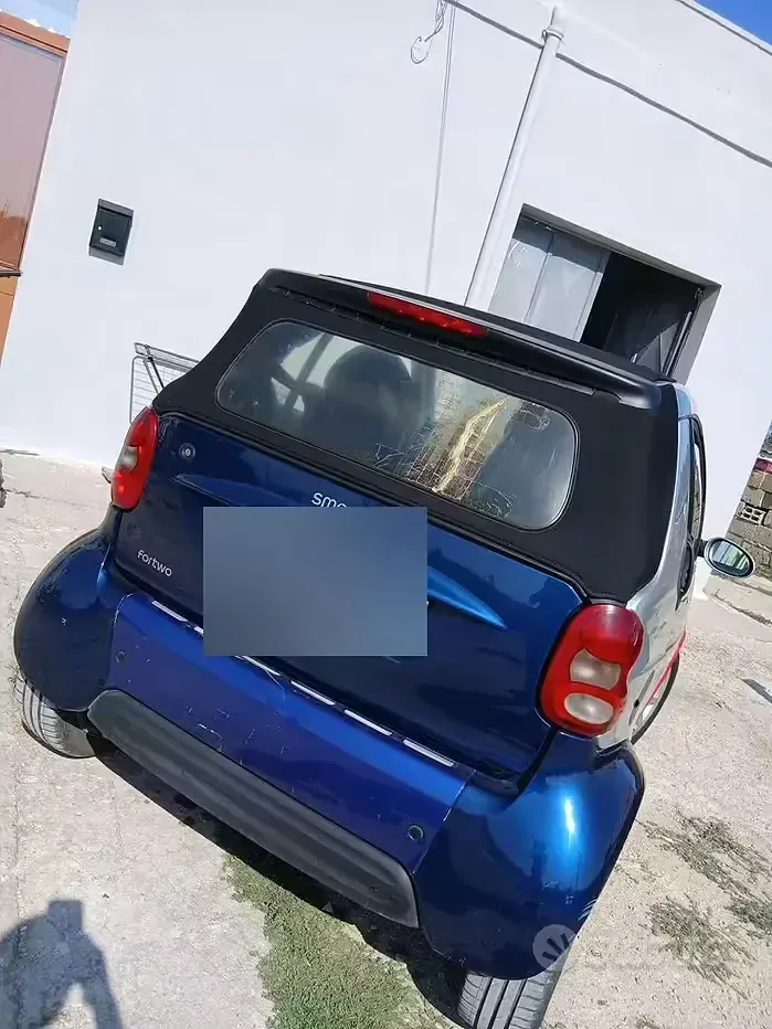 Usata Smart ForTwo Cabrio 61 CV (44 kW) 2005 Bluazzurro Cabrio