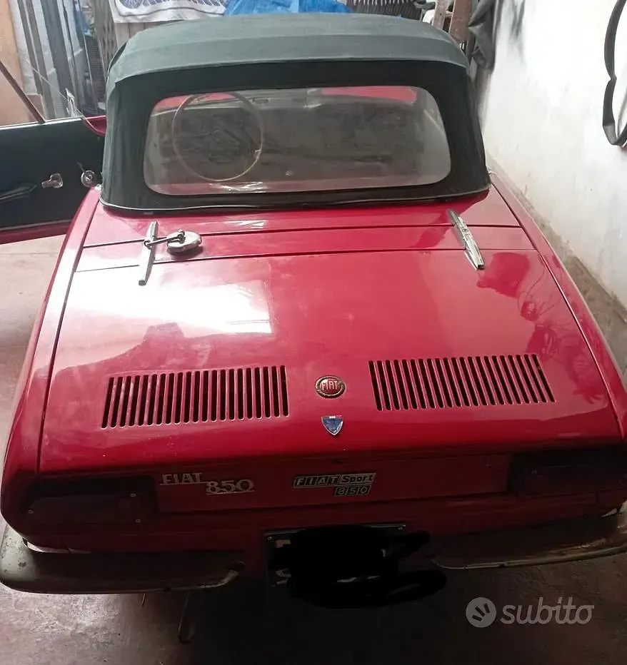 Usata Fiat 850 Sport 1970 Rosso Coupé