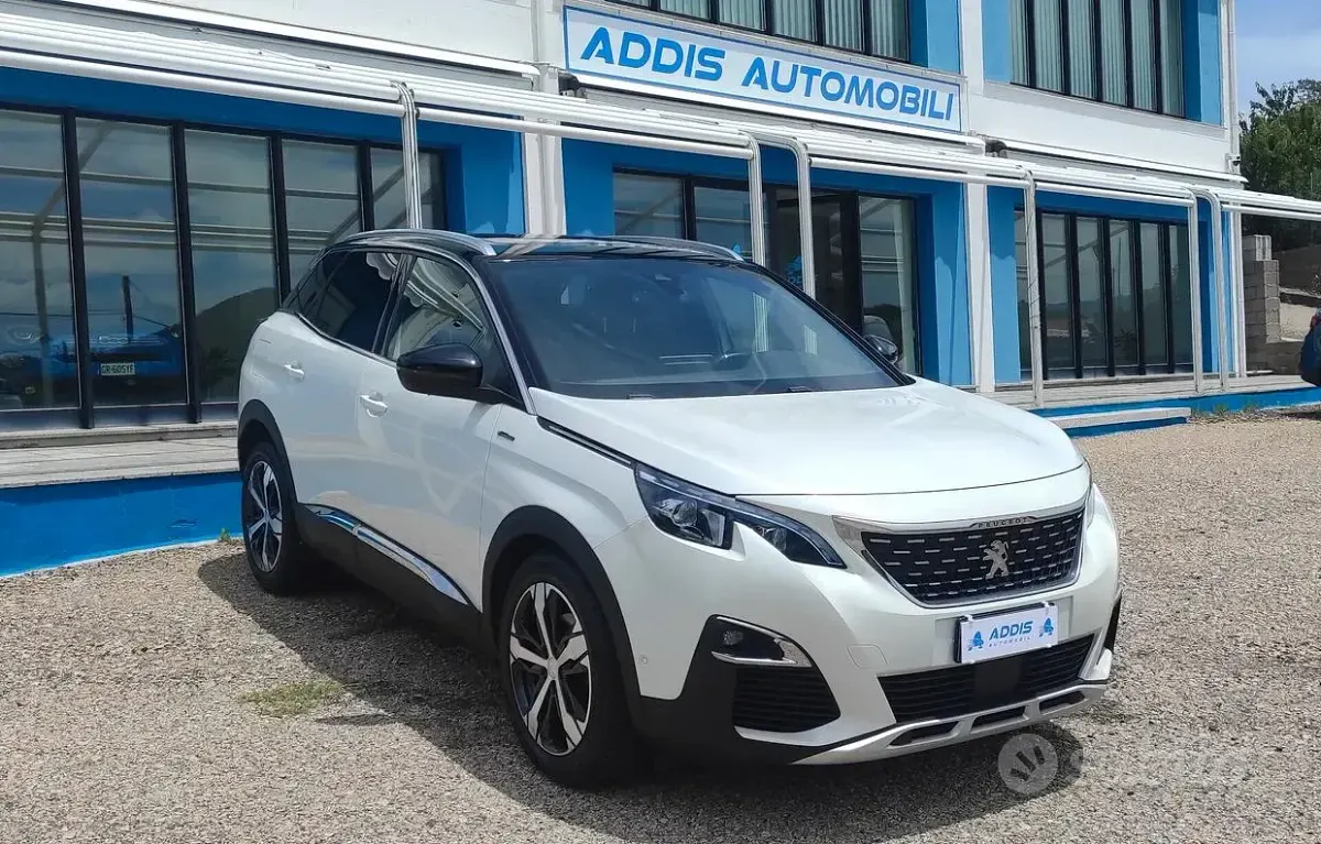 Usata Peugeot 3008 GT-line 120 CV (88 kW) 2018 Bianco SUV