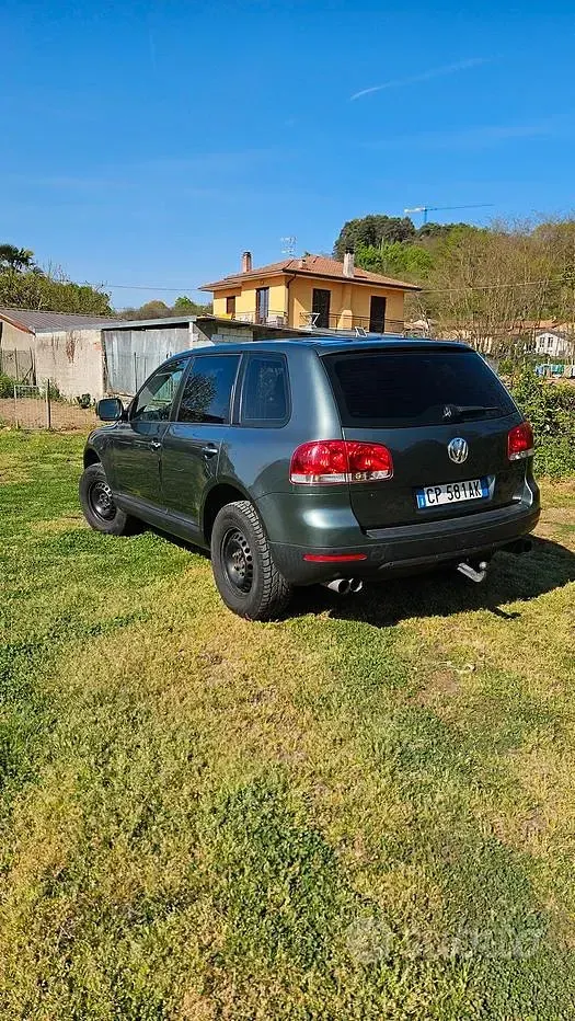 Usata VW Touareg R 174 CV (127 kW) 2005 Verde SUV
