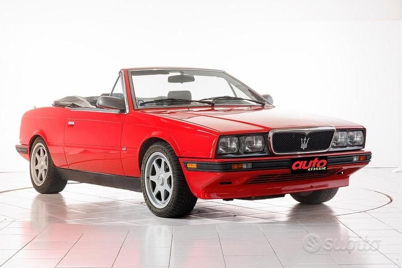 Usata Maserati Biturbo 220 CV (161 kW) 1989 Rosso Cabrio