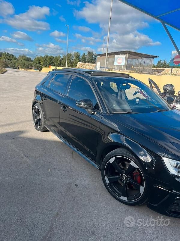 Usata Audi A3 S-Line 184 CV (135 kW) 2015 Nero Berlina