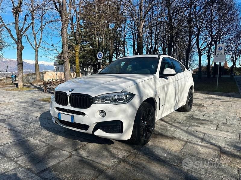 Usata BMW X6 M Sport 313 CV (230 kW) 2017 Bianco SUV