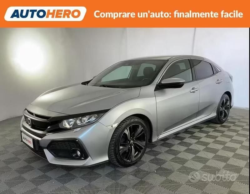 Usata Honda Civic Elegance 129 CV (94 kW) 2017 Grigio Berlina