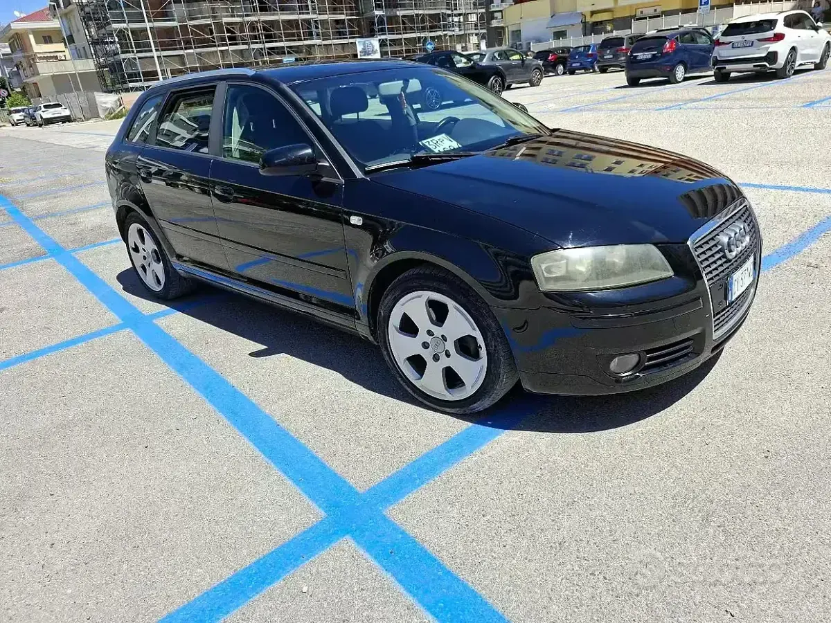 Usata Audi A3 150 CV (110 kW) 2006 Nero Utilitaria