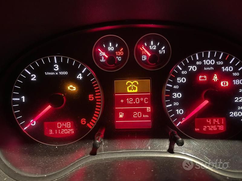 Usata Audi A3 S-Line 150 CV (110 kW) 2007 Nero Berlina