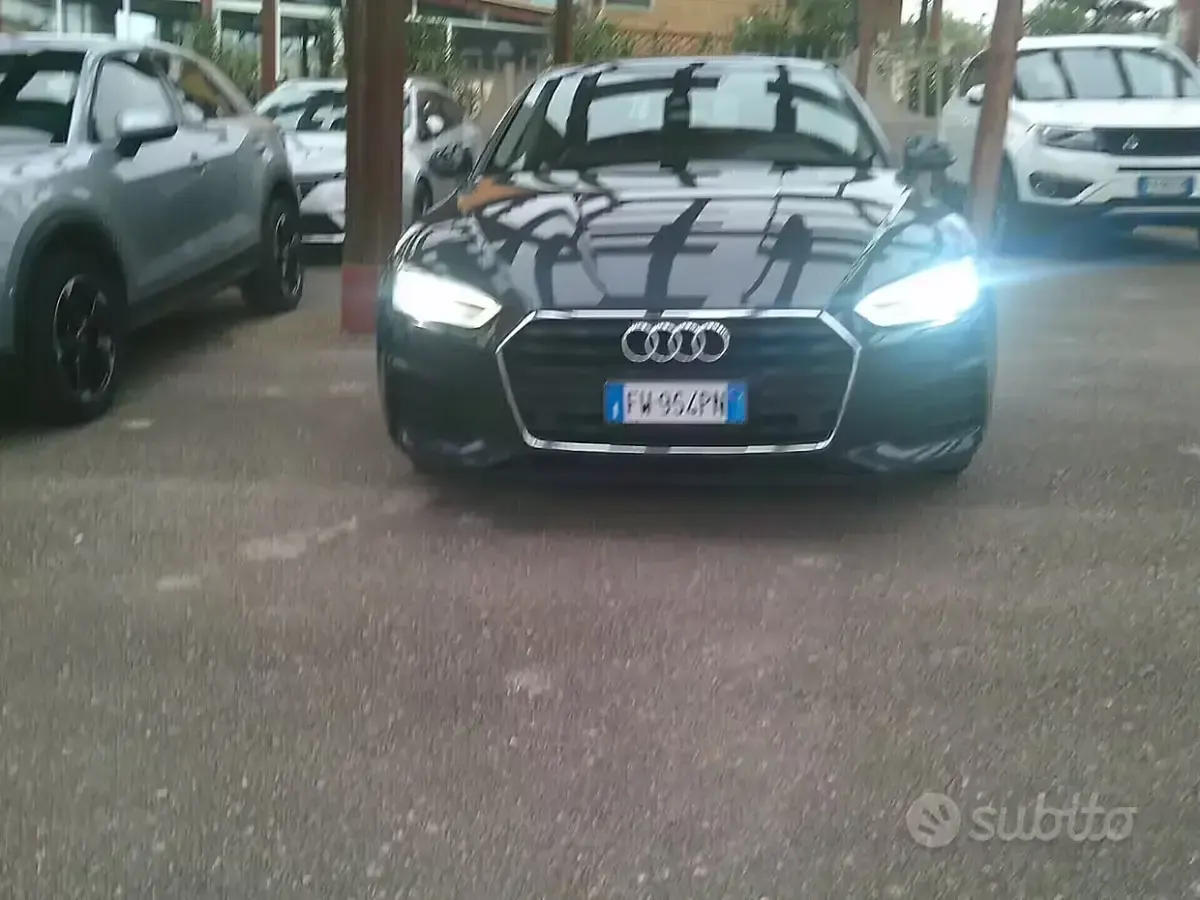 Usata Audi A5 190 CV (139 kW) 2019 Nero Coupé