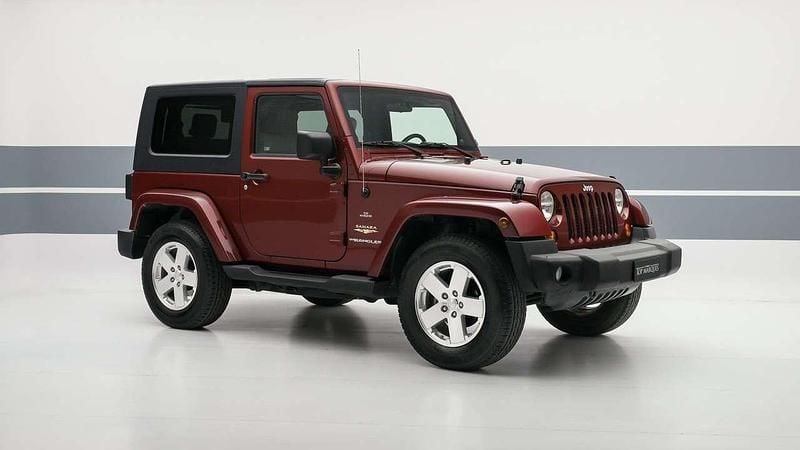 Usata Jeep Wrangler Sahara 177 CV (130 kW) 2009 Rosso metallizzato SUV