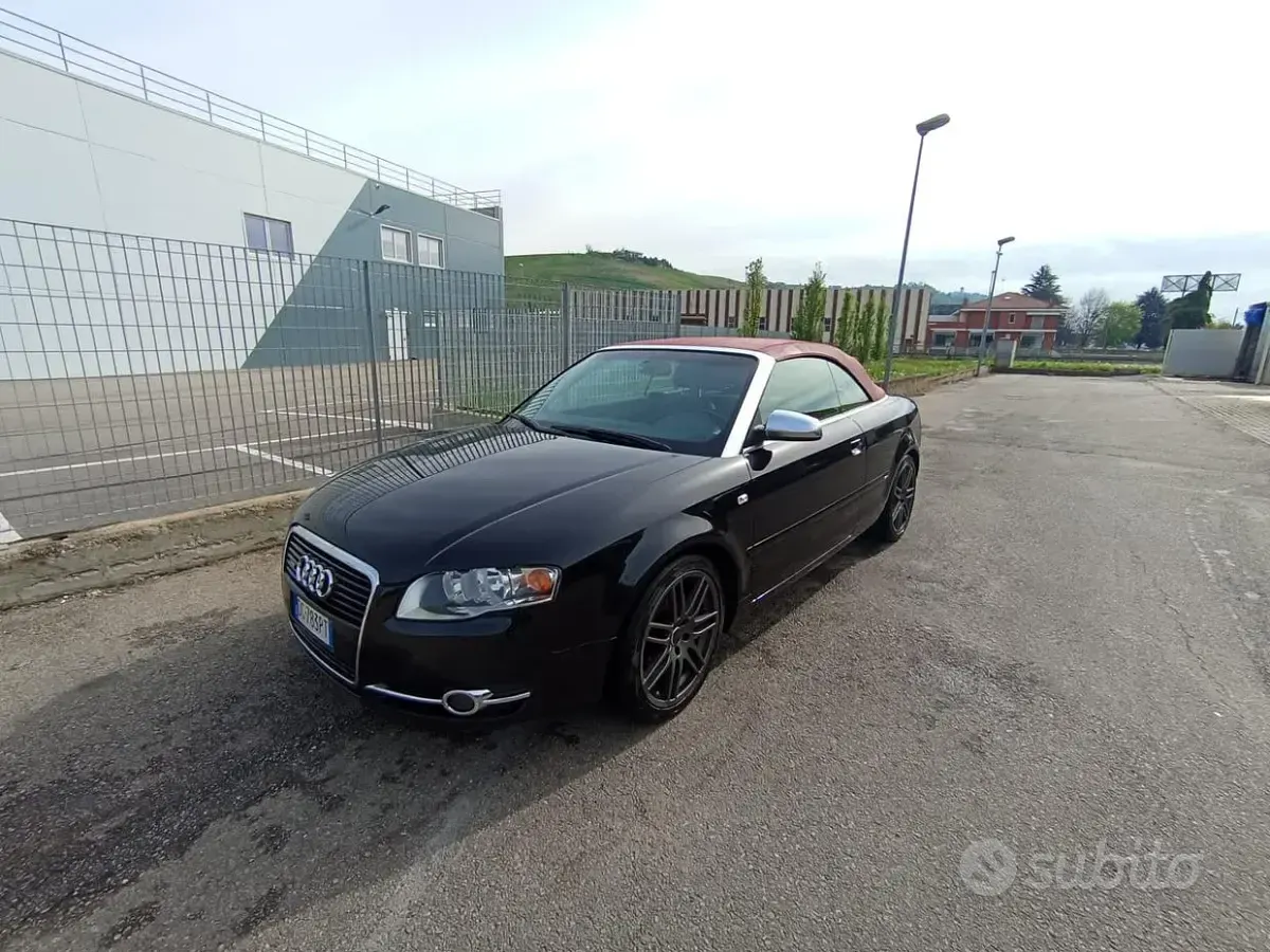 Usata Audi A4 Cabriolet 140 CV (102 kW) 2007 Nero Cabrio
