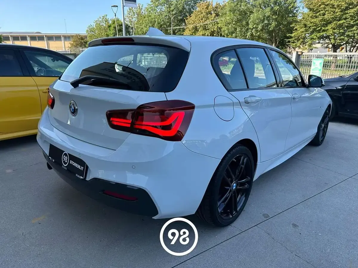Usata BMW 118 M Sport 136 CV (100 kW) 2018 Bianco Berlina