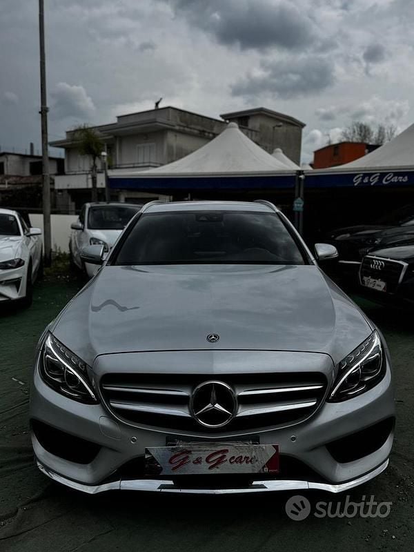 Usata Mercedes C220 Premium 170 CV (125 kW) 2017 Grigio Station wagon