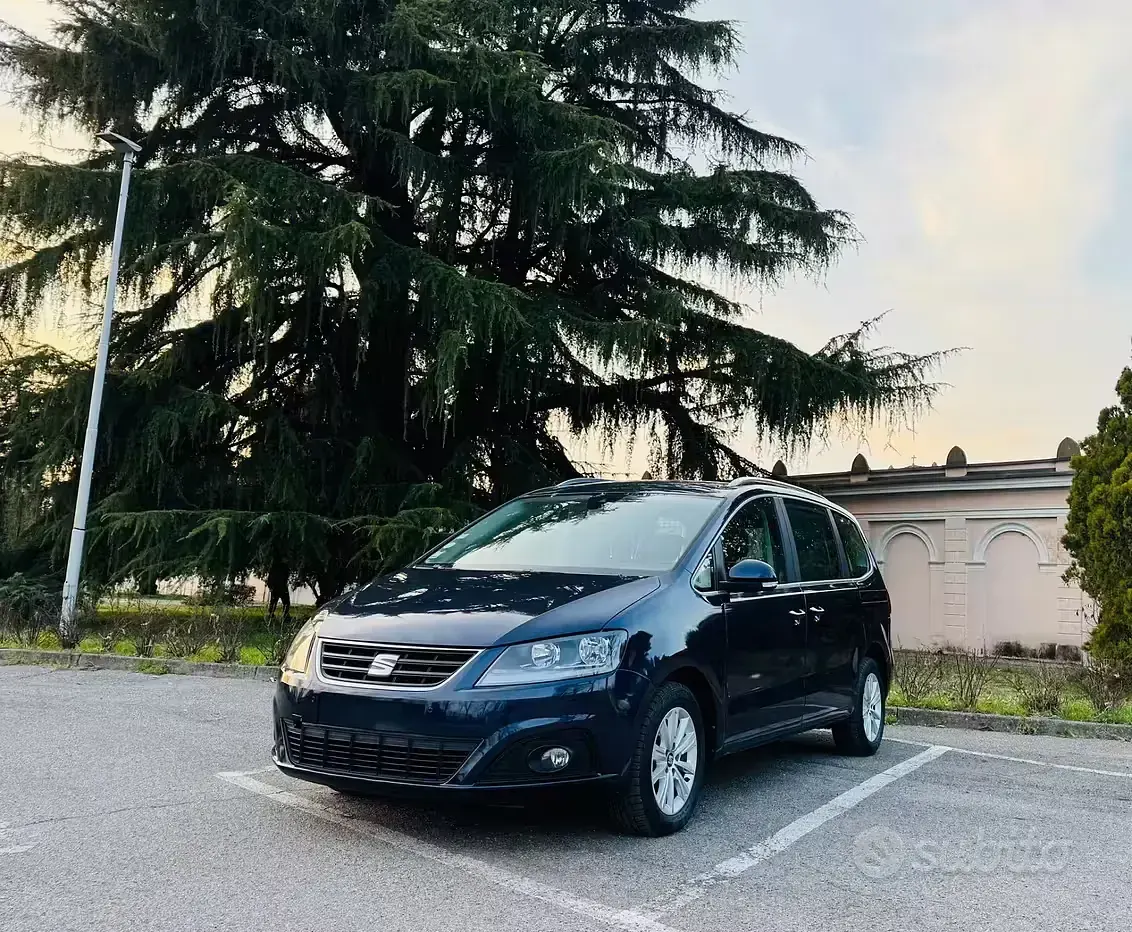 Usata Seat Alhambra Style 150 CV (110 kW) 2015 Blu Monovolume