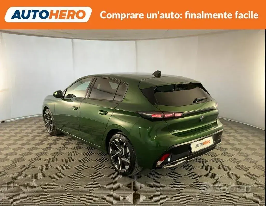 Usata Peugeot 308 Allure 136 CV (100 kW) 2025 Verde Berlina
