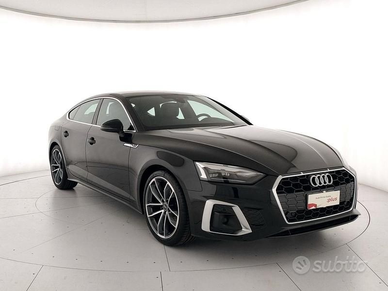 Usata Audi A5 Sportback S-Line 163 CV (119 kW) 2023 Nero Utilitaria
