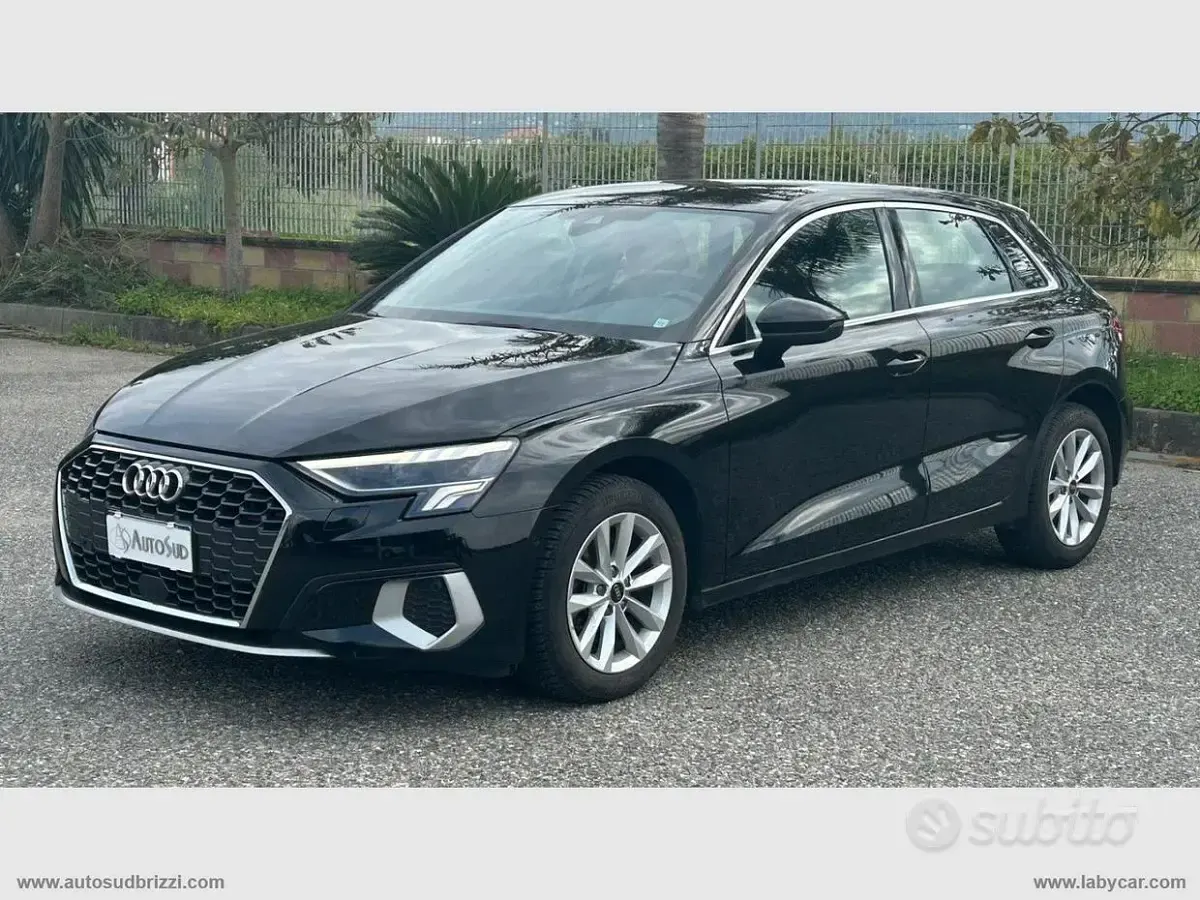 Usata Audi A3 Advanced 150 CV (110 kW) 2024 Nero Berlina