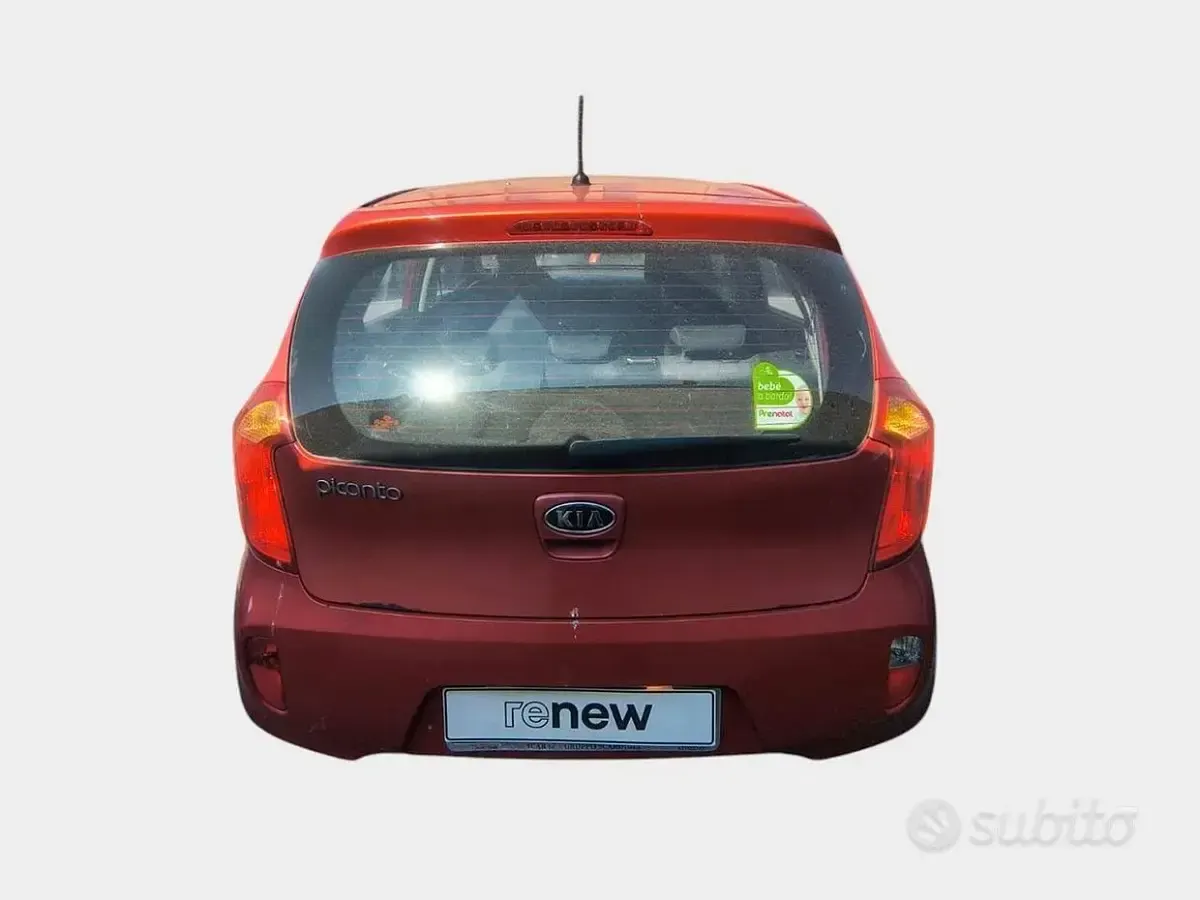 Usata Kia Picanto 69 CV (50 kW) 2011 Rosso Utilitaria