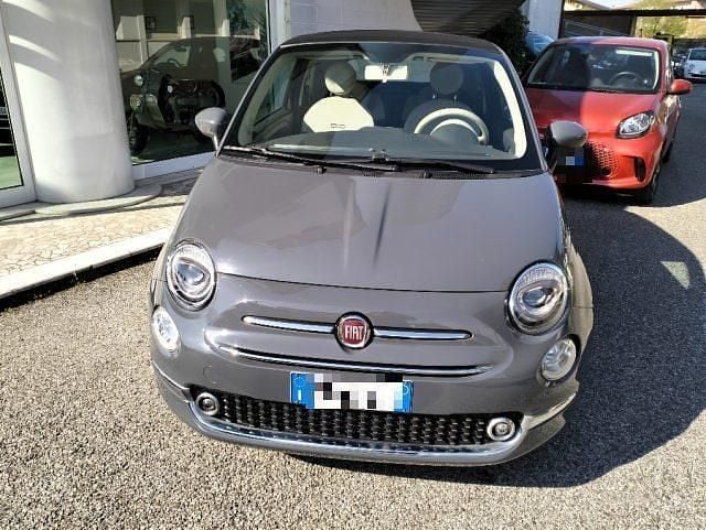 Usata Fiat 500C Riva 69 CV (50 kW) 2016 Grigio carrara pastello Cabrio