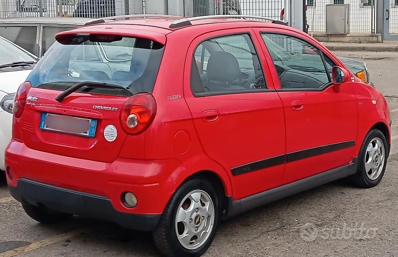 Usata Chevrolet Matiz 67 CV (49 kW) 2008 Rosso Utilitaria