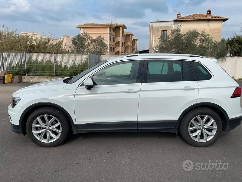 Usata VW Tiguan 150 CV (110 kW) 2018 Bianco SUV