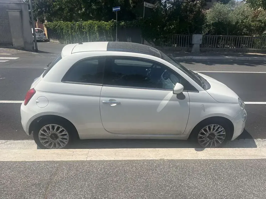 Usata Fiat 500 Lounge 69 CV (50 kW) 2019 Bianco Utilitaria