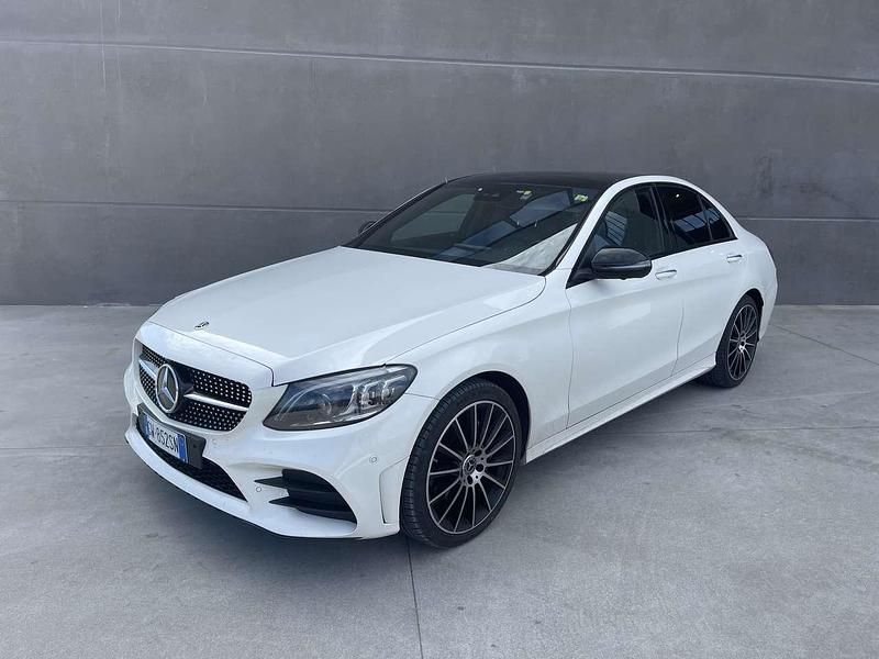 Usata Mercedes C220 Premium 194 CV (142 kW) 2019 Bianco Berlina